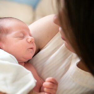 mother with newborn baby